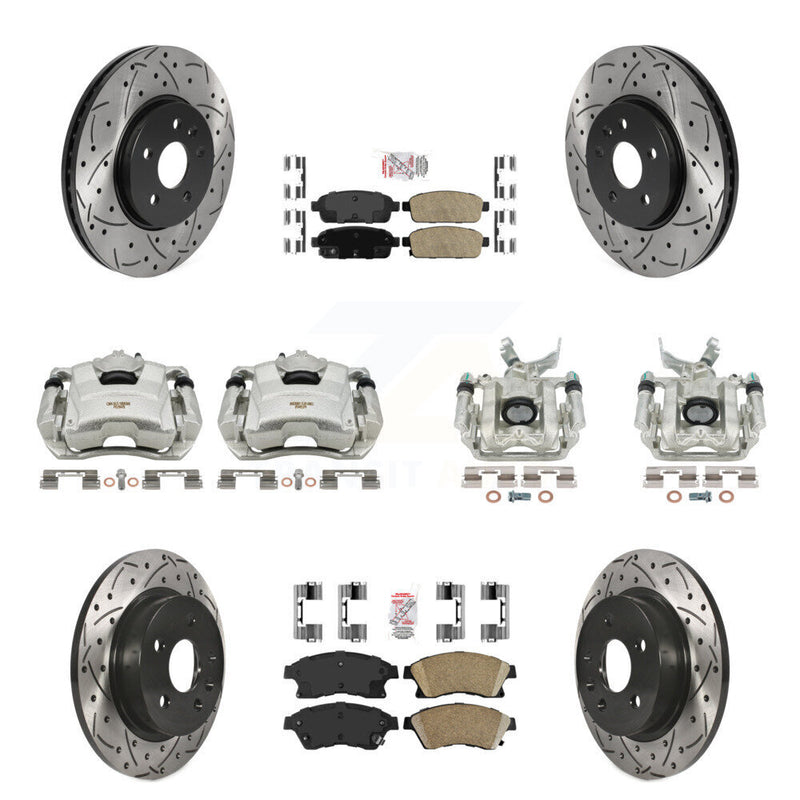 Transit Auto KCD-100615N Disc Brake Kit for 2013-2014 Chevrolet Sonic - Front and Rear product image