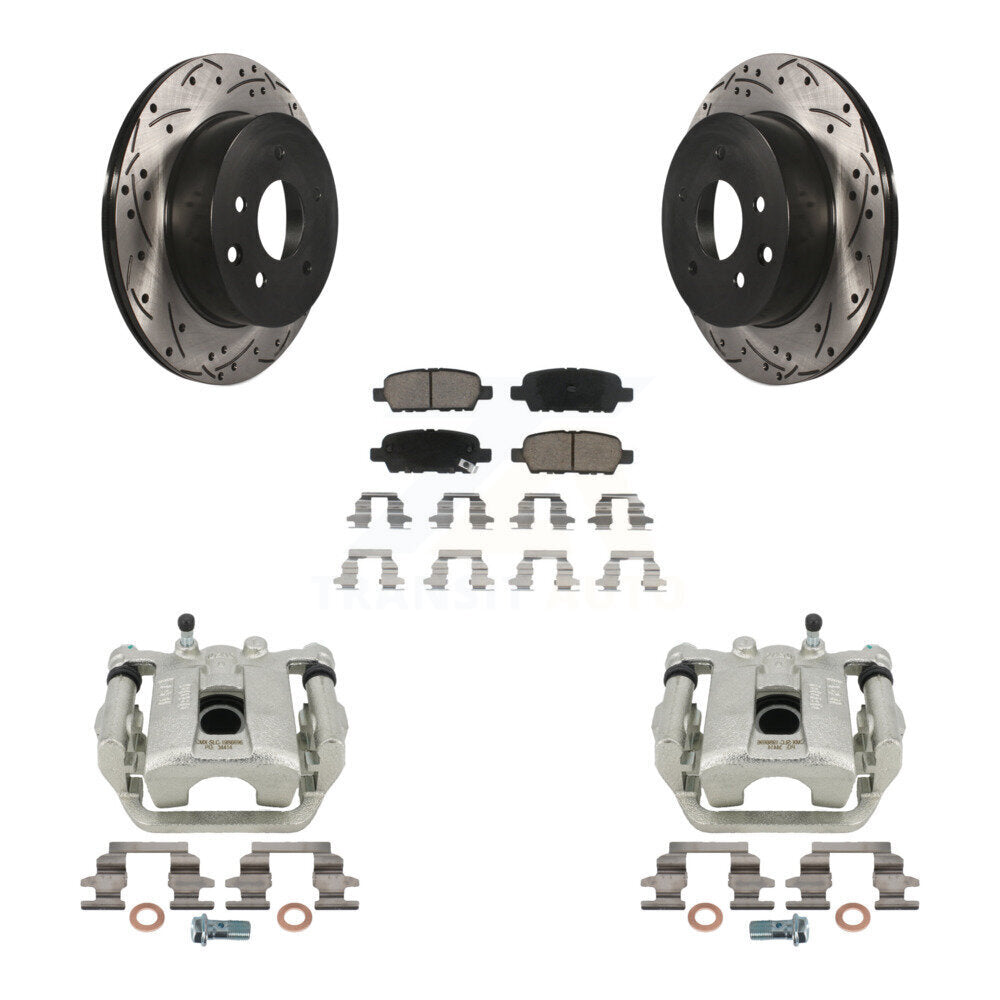 Transit Auto KCD-100616C Disc Brake Kit for 2011-2023 Nissan LEAF, Nissan Rogue Sport, Nissan Rogue & more - Rear product image
