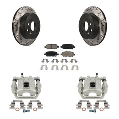Transit Auto KCD-100616C Disc Brake Kit for 2011-2023 Nissan LEAF, Nissan Rogue Sport, Nissan Rogue & more - Rear product image
