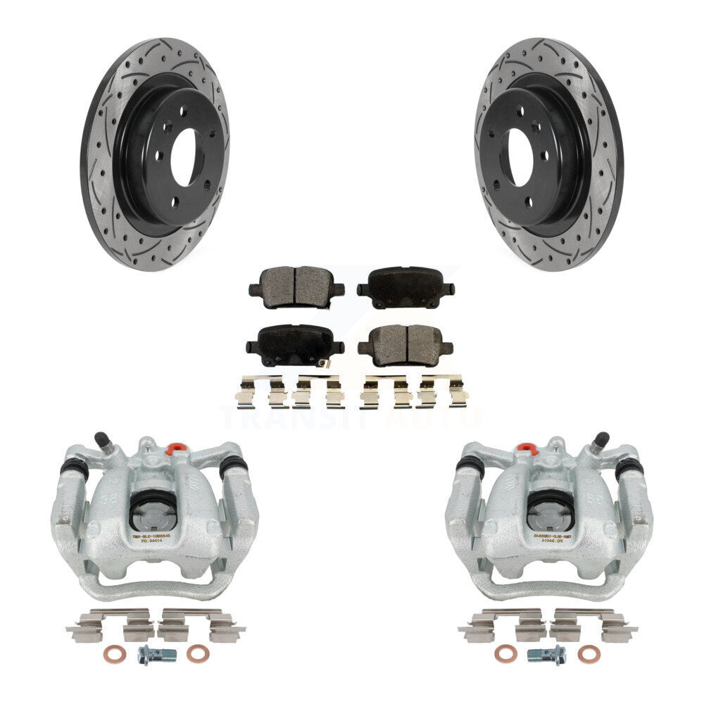 Transit Auto KCD-100616T Disc Brake Kit for 2017-2020 Buick Regal Sportback, Buick Regal TourX, Buick LaCrosse - Rear product image
