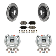 Transit Auto KCD-100616T Disc Brake Kit for 2017-2020 Buick Regal Sportback, Buick Regal TourX, Buick LaCrosse - Rear product image