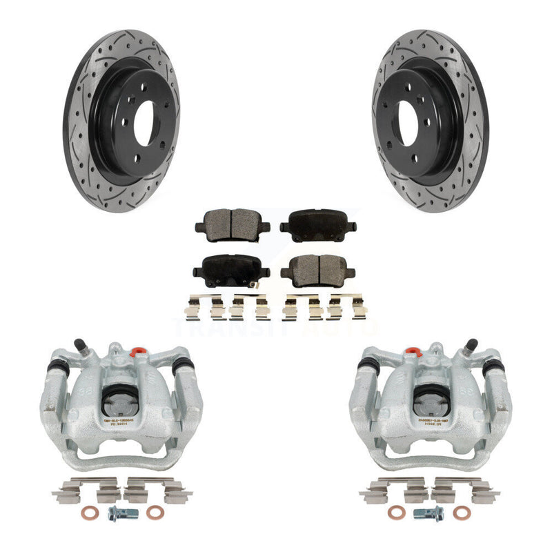 Transit Auto KCD-100616T Disc Brake Kit for 2017-2020 Buick Regal Sportback, Buick Regal TourX, Buick LaCrosse - Rear product image