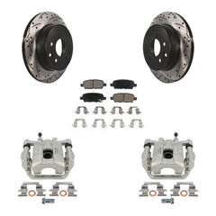 Transit Auto KCD-100617C Disc Brake Kit for 2005-2015 Nissan Rogue Select, Nissan Rogue, Nissan X-Trail - Rear product image