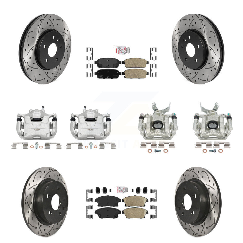 Transit Auto KCD-100617N Disc Brake Kit for 2013-2017 Buick Encore, Chevrolet Trax - Front and Rear product image