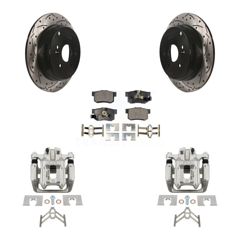 Transit Auto KCD-100617P Disc Brake Kit for 2007-2018 Acura RDX, Honda CR-V - Rear product image
