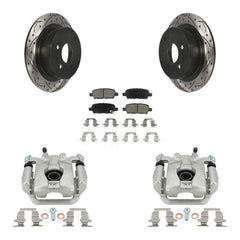 Transit Auto KCD-100618C Disc Brake Kit for 2007-2019 Nissan Juke, Nissan Sentra - Rear product image