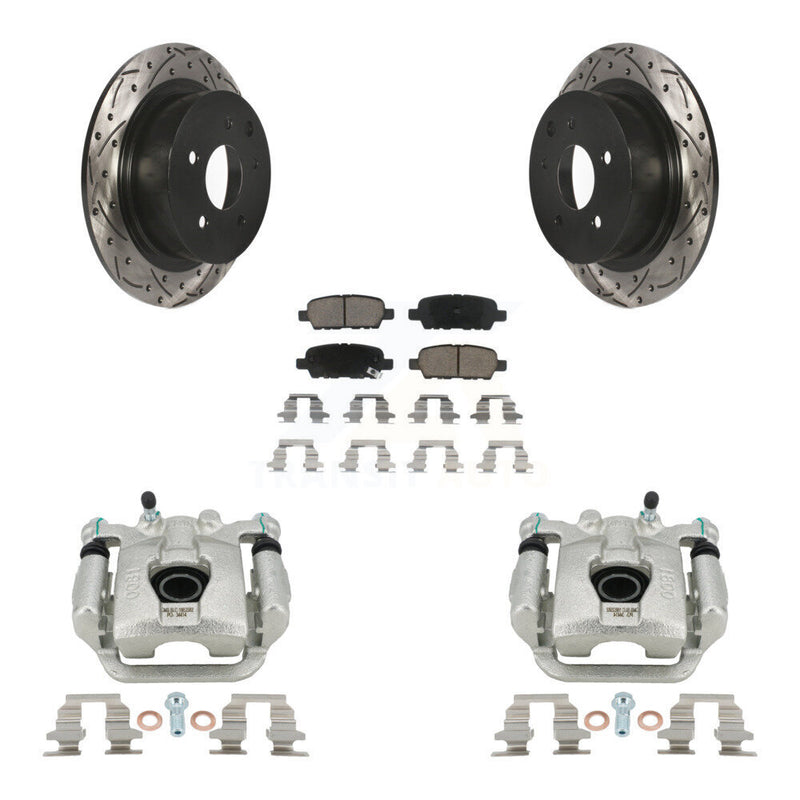 Transit Auto KCD-100618C Disc Brake Kit for 2007-2019 Nissan Juke, Nissan Sentra - Rear product image