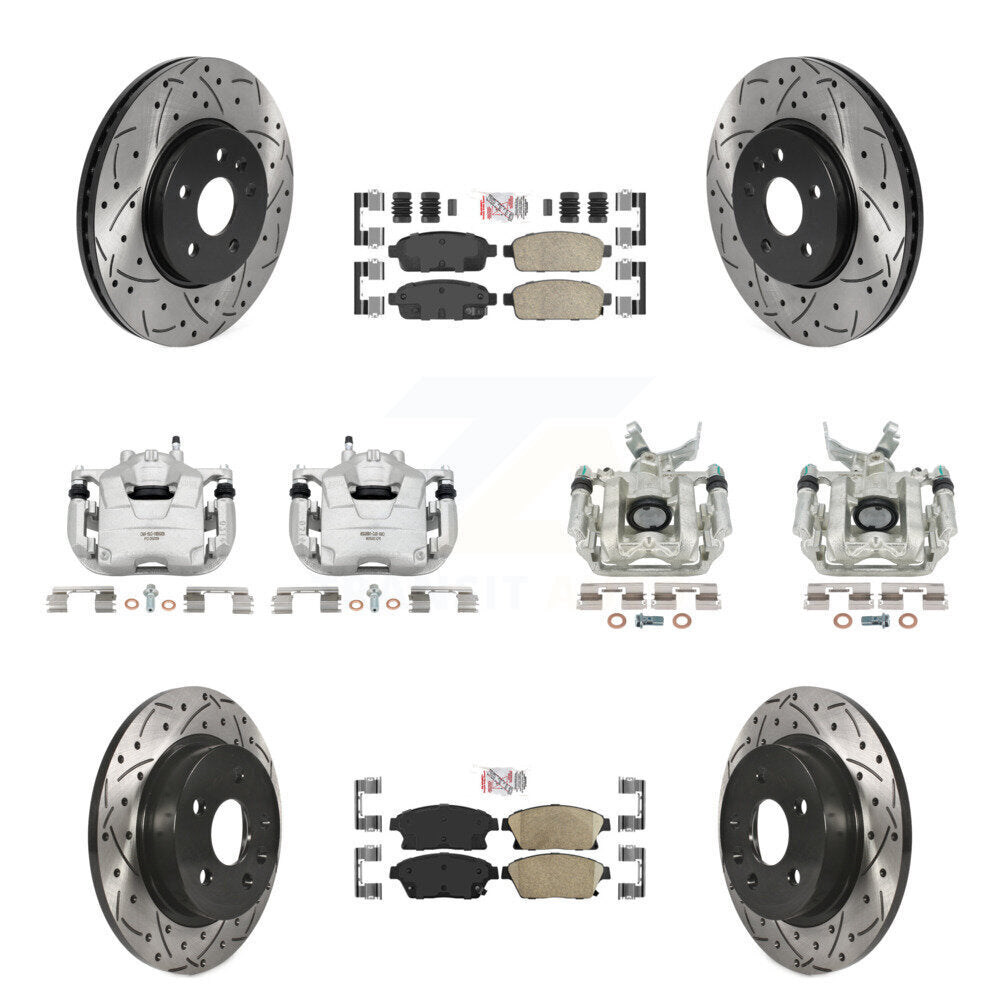 Transit Auto KCD-100618N Disc Brake Kit for 2013-2017 Buick Encore, Chevrolet Trax - Front and Rear product image
