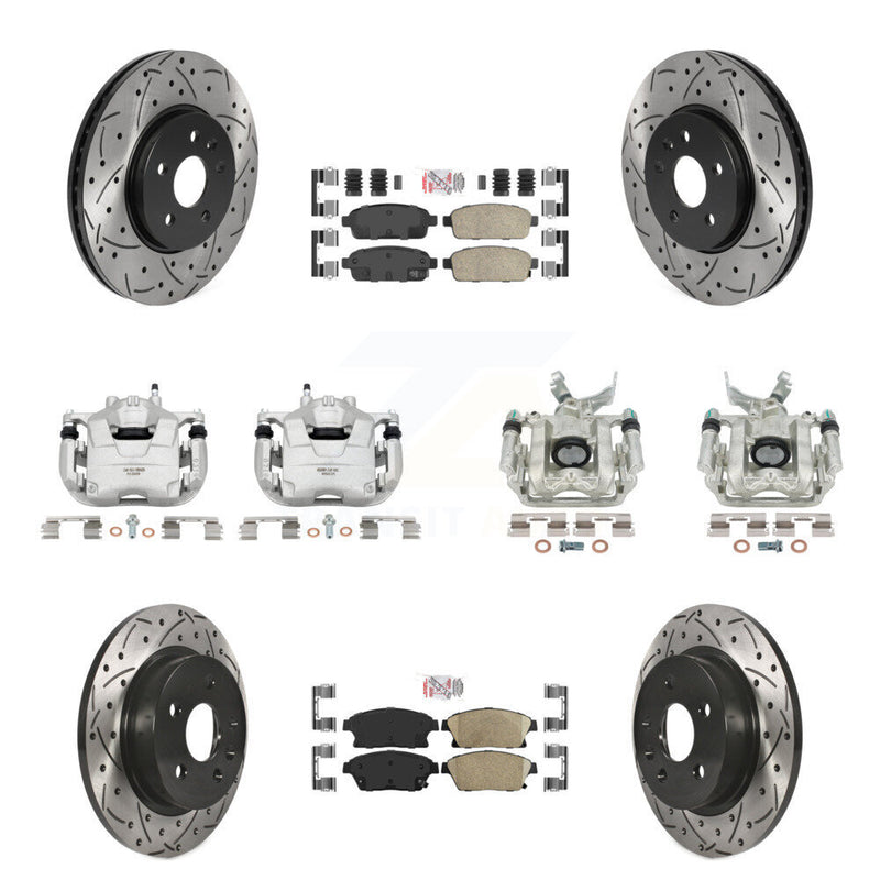 Transit Auto KCD-100618N Disc Brake Kit for 2013-2017 Buick Encore, Chevrolet Trax - Front and Rear product image