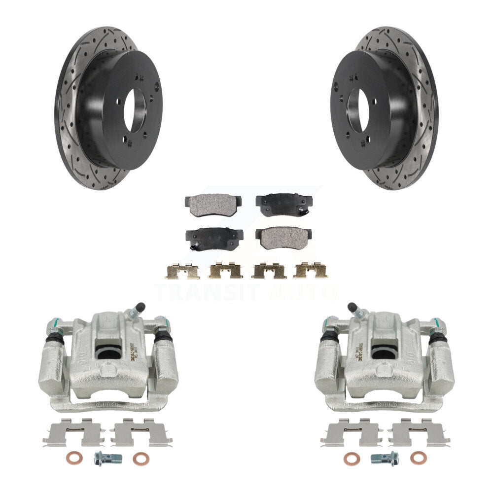 Transit Auto KCD-100618T Disc Brake Kit for 2001-2006 Hyundai Santa Fe - Rear product image