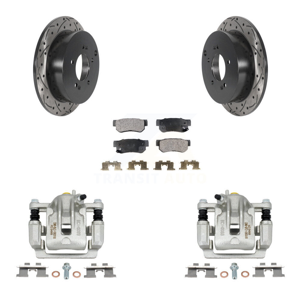 Transit Auto KCD-100619T Disc Brake Kit for 2005-2010 Hyundai Tucson, Kia Sportage - Rear product image