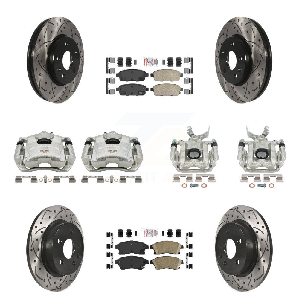 Transit Auto KCD-100620N Disc Brake Kit for 2014-2016 Chevrolet Sonic - Front and Rear product image