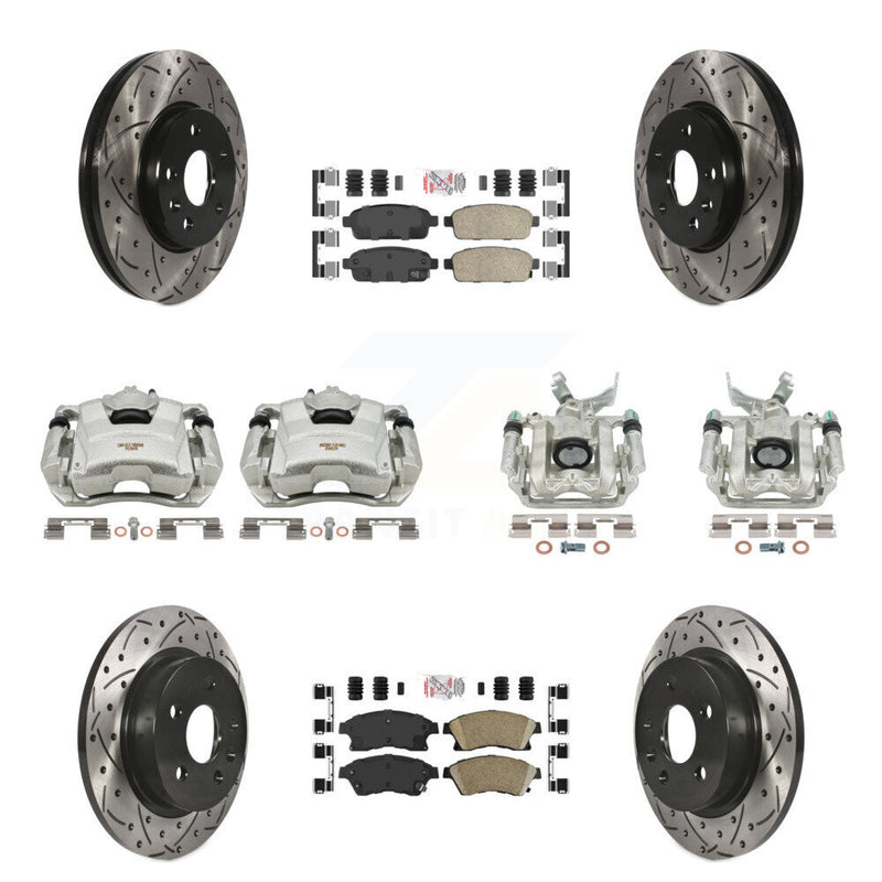 Transit Auto KCD-100620N Disc Brake Kit for 2014-2016 Chevrolet Sonic - Front and Rear product image