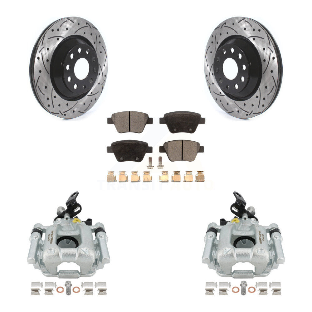 Transit Auto KCD-100620P Disc Brake Kit for 2011-2013 Volkswagen GTI, Audi A3 Quattro - Rear product image