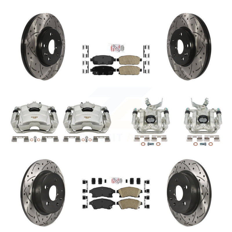 Transit Auto KCD-100621N Disc Brake Kit for 2014-2016 Chevrolet Sonic - Front and Rear product image