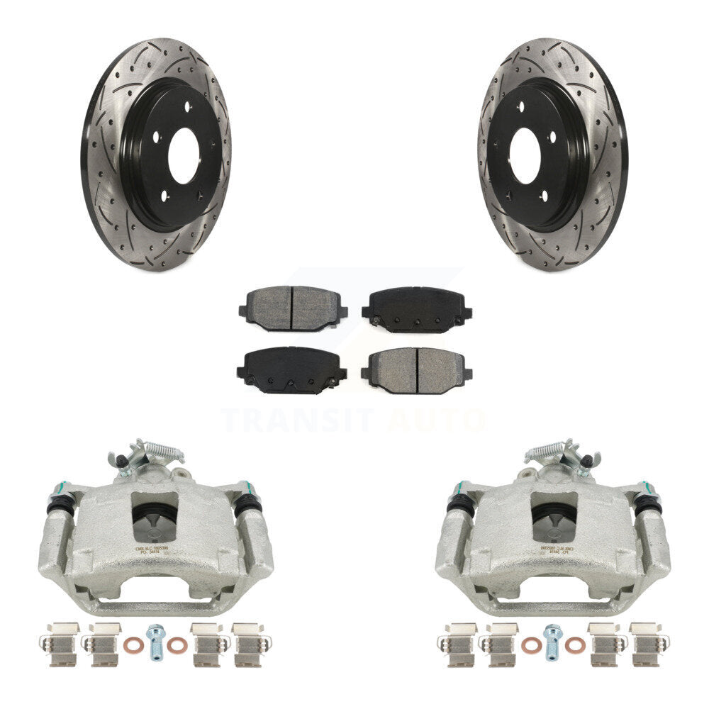 Transit Auto KCD-100621S Disc Brake Kit for 2017-2018 Dodge Grand Caravan - Rear product image