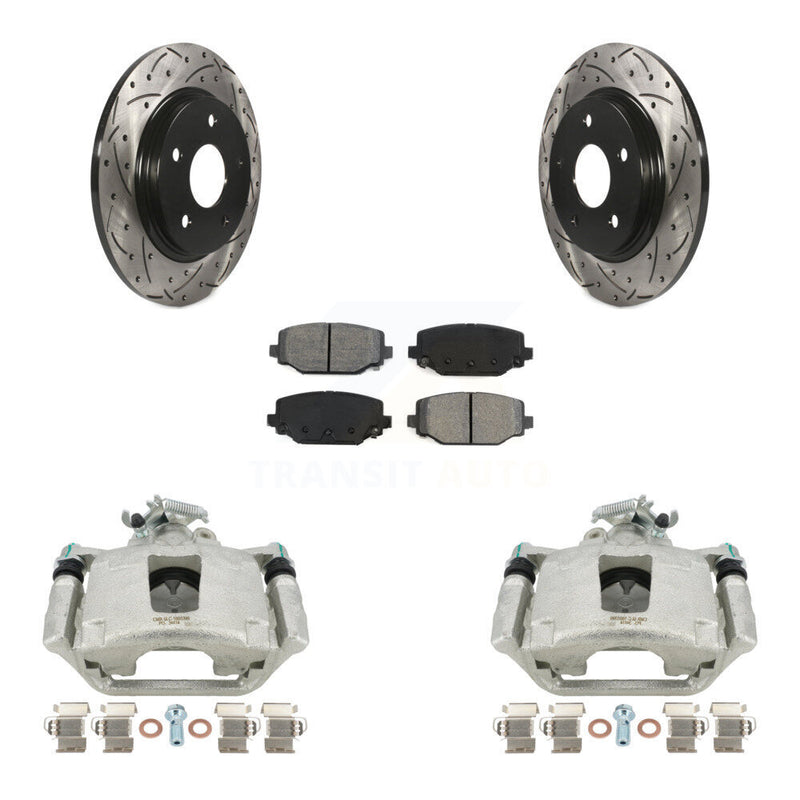 Transit Auto KCD-100621S Disc Brake Kit for 2017-2018 Dodge Grand Caravan - Rear product image