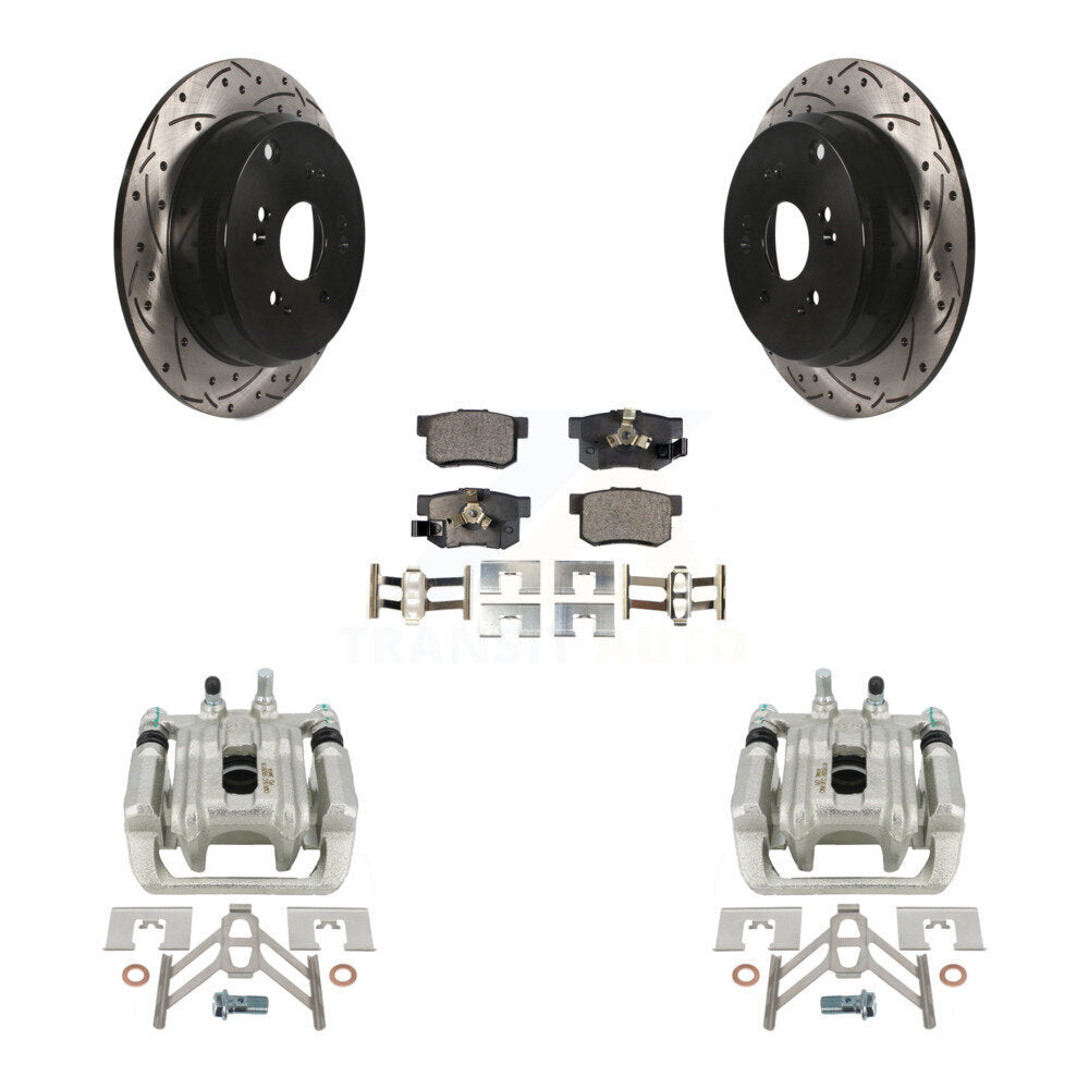 Transit Auto KCD-100621T Disc Brake Kit for 2007-2012 Acura RDX, Honda CR-V - Rear product image