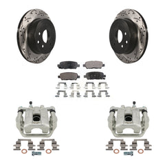 Transit Auto KCD-100622P Disc Brake Kit for 2011-2023 Nissan LEAF, Nissan Rogue Sport, Nissan Rogue & more - Rear product image