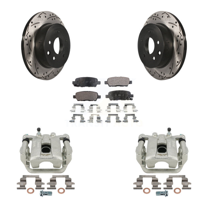 Transit Auto KCD-100622P Disc Brake Kit for 2011-2023 Nissan LEAF, Nissan Rogue Sport, Nissan Rogue & more - Rear product image