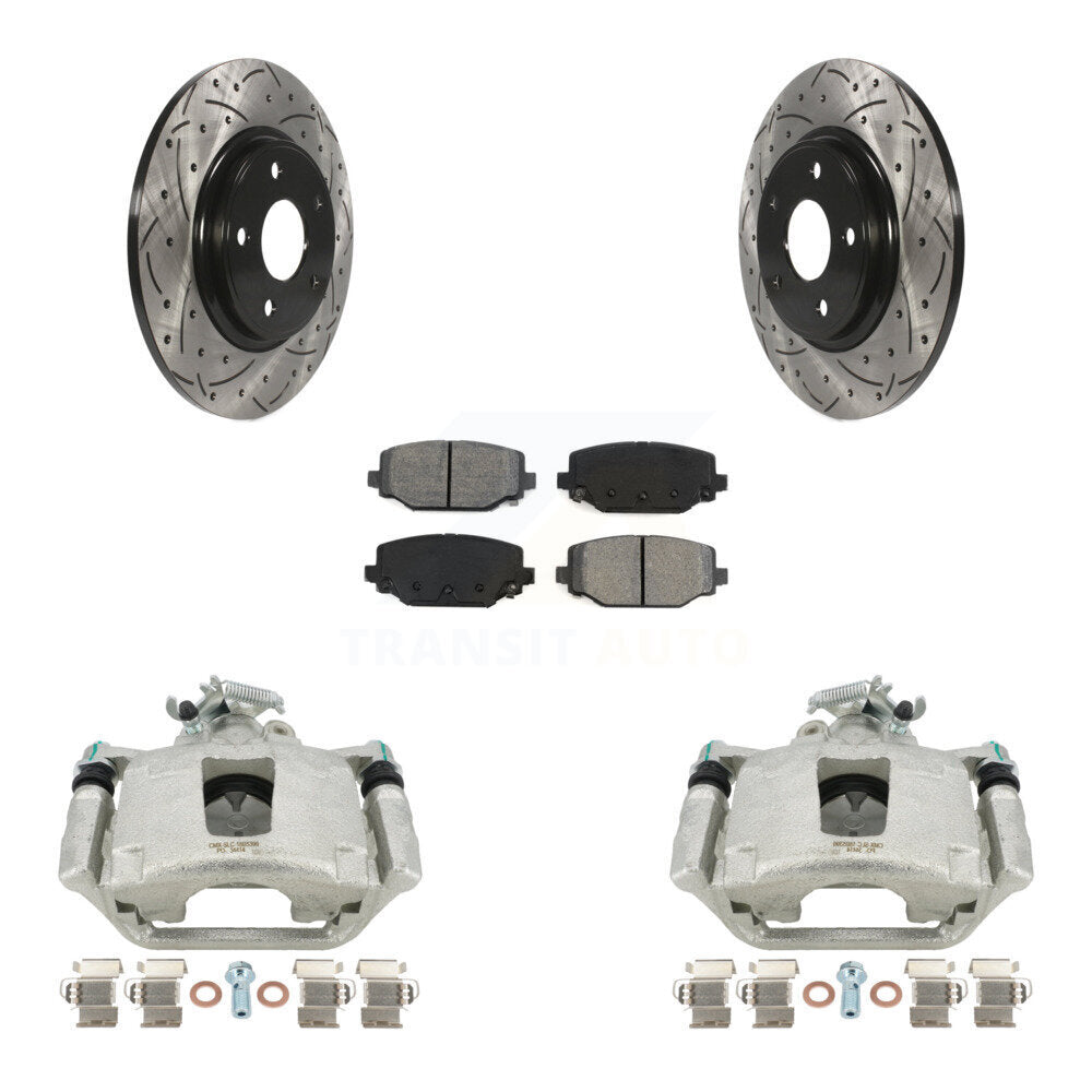 Transit Auto KCD-100622S Disc Brake Kit for 2017-2020 Dodge Grand Caravan - Rear product image