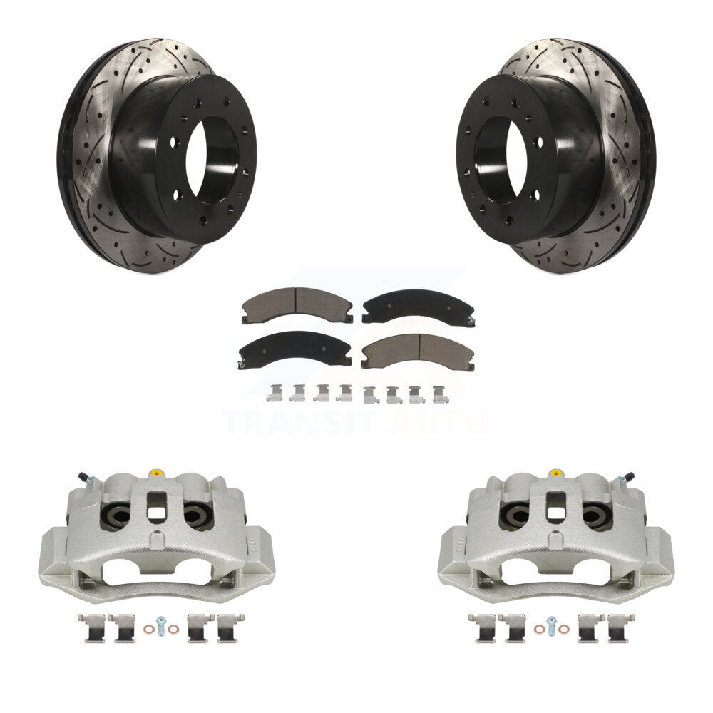 Transit Auto KCD-100623C Disc Brake Kit for 2011-2019 Chevrolet Suburban 3500 HD, Chevrolet Silverado 2500 HD, Chevrolet Silverado 3500 HD & more - Rear product image