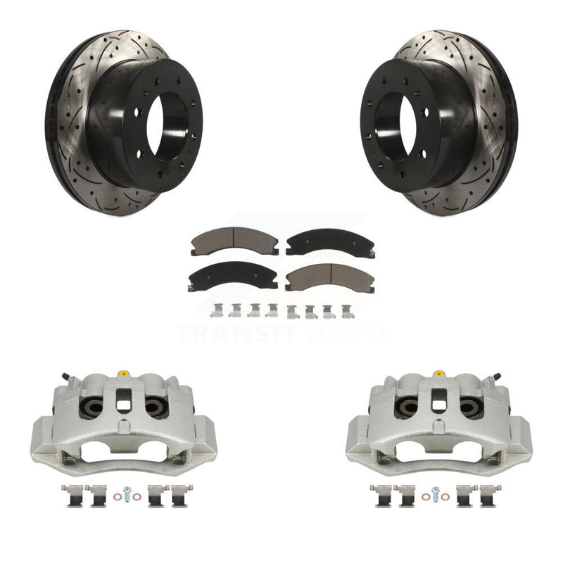 Transit Auto KCD-100623C Disc Brake Kit for 2011-2019 Chevrolet Suburban 3500 HD, Chevrolet Silverado 2500 HD, Chevrolet Silverado 3500 HD & more - Rear product image