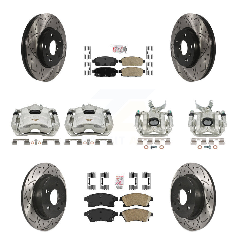 Transit Auto KCD-100623N Disc Brake Kit for 2014-2016 Chevrolet Sonic - Front and Rear product image
