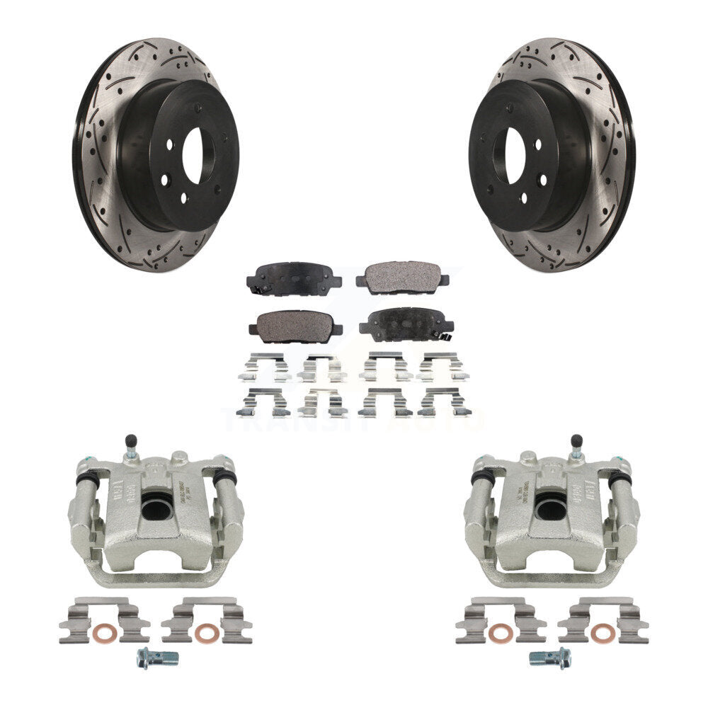 Transit Auto KCD-100623P Disc Brake Kit for 2005-2015 Nissan Rogue Select, Nissan Rogue, Nissan X-Trail - Rear product image