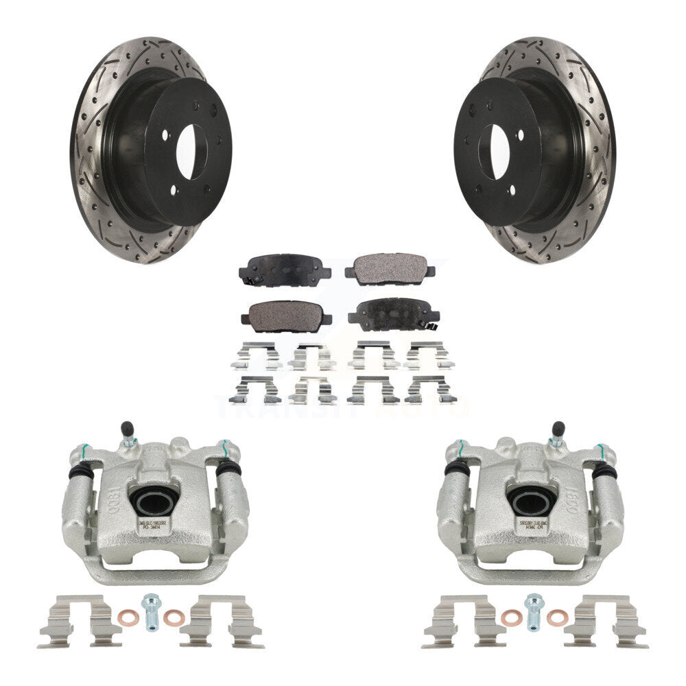 Transit Auto KCD-100624P Disc Brake Kit for 2007-2019 Nissan Juke, Nissan Sentra - Rear product image