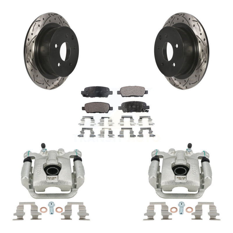 Transit Auto KCD-100624P Disc Brake Kit for 2007-2019 Nissan Juke, Nissan Sentra - Rear product image