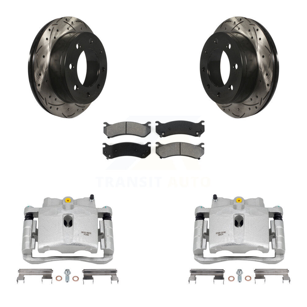 Transit Auto KCD-100624S Disc Brake Kit for 1999-2009 Chevrolet Silverado 1500 HD Classic, Chevrolet Suburban 2500, GMC Sierra 1500 HD Classic & more - Rear product image