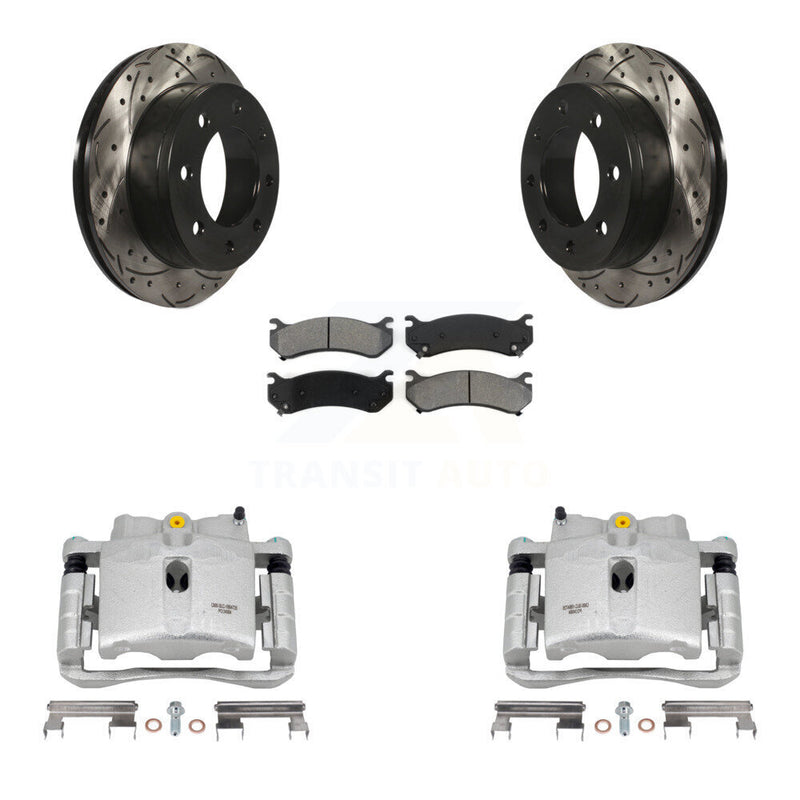 Transit Auto KCD-100624S Disc Brake Kit for 1999-2009 Chevrolet Silverado 1500 HD Classic, Chevrolet Suburban 2500, GMC Sierra 1500 HD Classic & more - Rear product image
