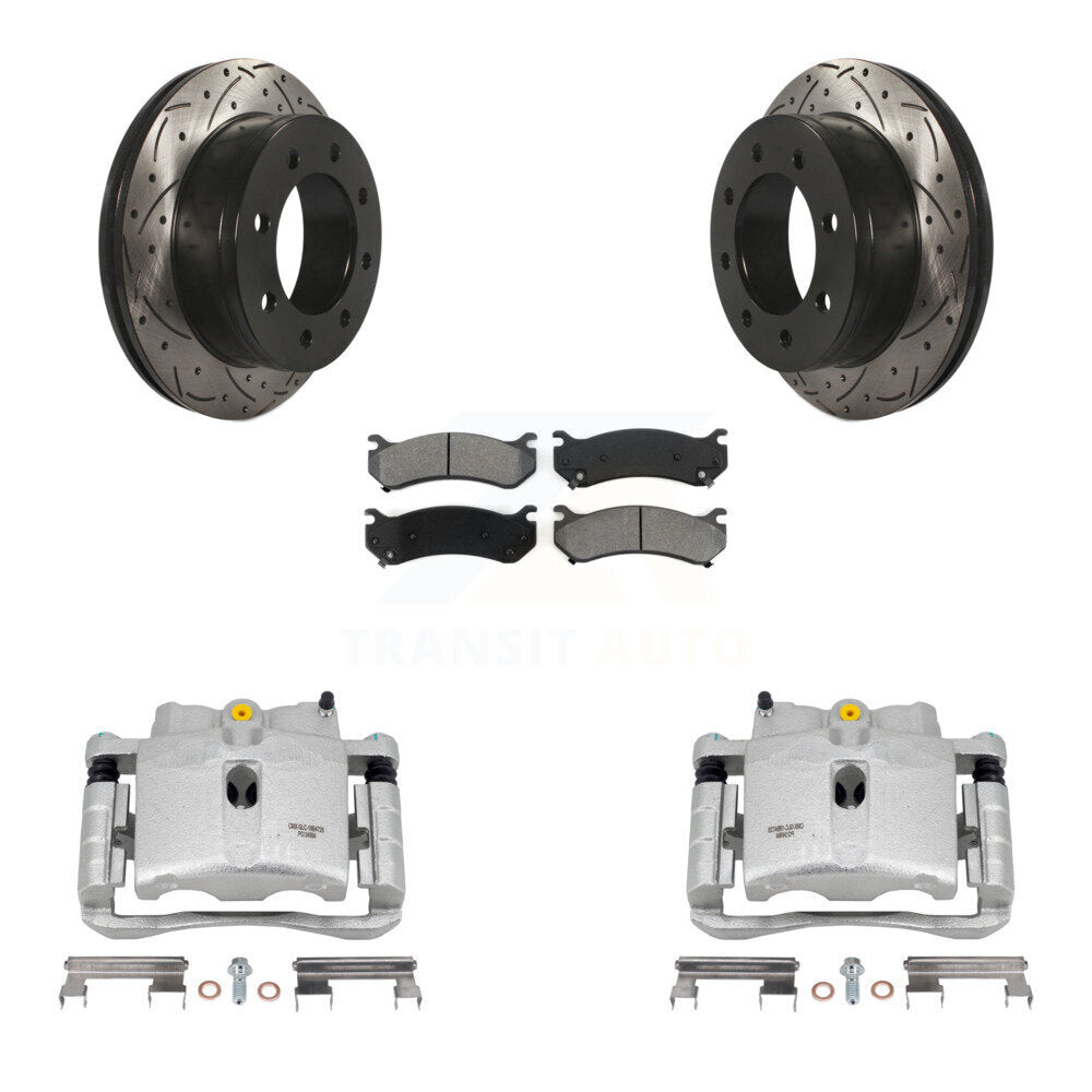 Transit Auto KCD-100625S Disc Brake Kit for 1999-2013 Chevrolet Suburban 2500, GMC Yukon XL 2500, Chevrolet Silverado 2500 HD & more - Rear product image