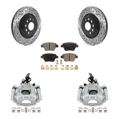 Transit Auto KCD-100625T Disc Brake Kit for 2011-2013 Volkswagen GTI, Audi A3 Quattro - Rear product image