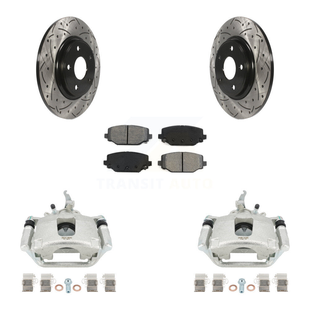 Transit Auto KCD-100626S Disc Brake Kit for 2014-2020 Dodge Journey - Rear product image