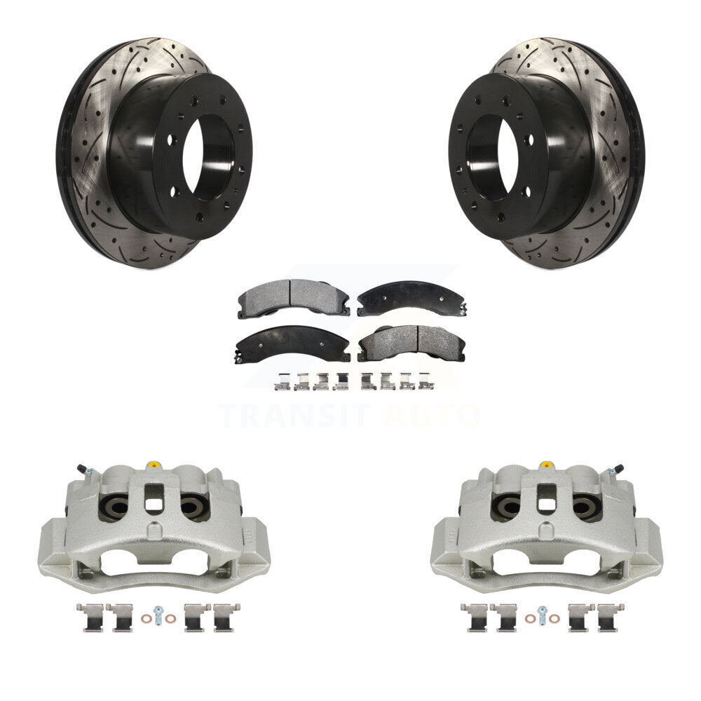 Transit Auto KCD-100629P Disc Brake Kit for 2011-2019 Chevrolet Suburban 3500 HD, Chevrolet Silverado 2500 HD, Chevrolet Silverado 3500 HD & more - Rear product image