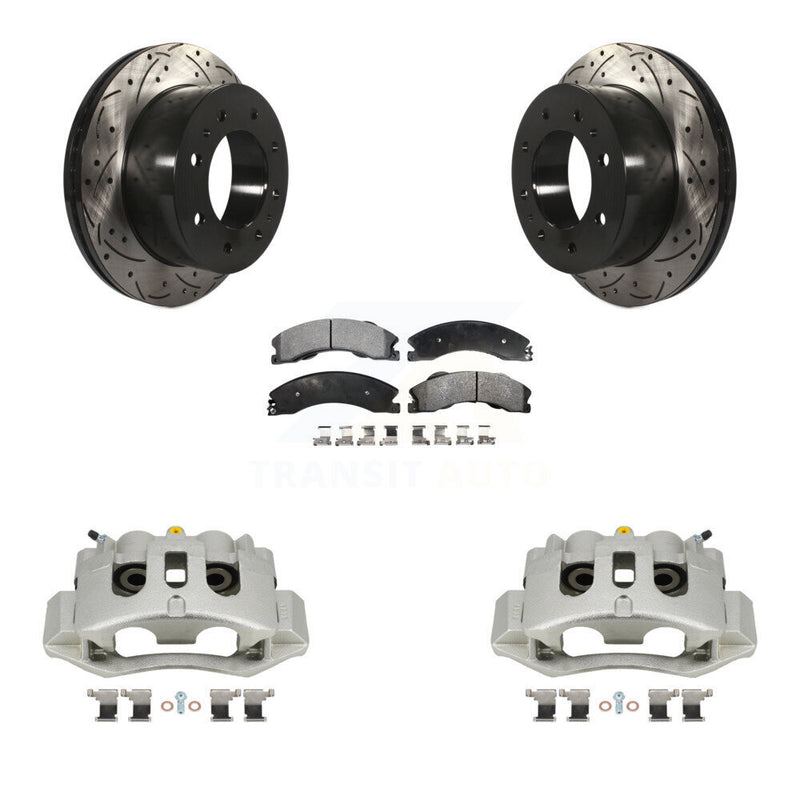 Transit Auto KCD-100629P Disc Brake Kit for 2011-2019 Chevrolet Suburban 3500 HD, Chevrolet Silverado 2500 HD, Chevrolet Silverado 3500 HD & more - Rear product image
