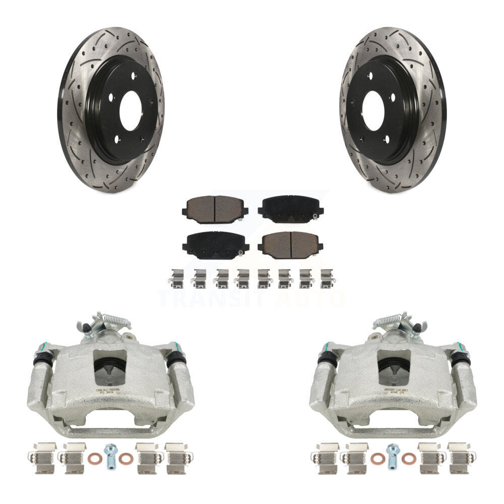 Transit Auto KCD-100630C Disc Brake Kit for 2017-2018 Dodge Grand Caravan - Rear product image