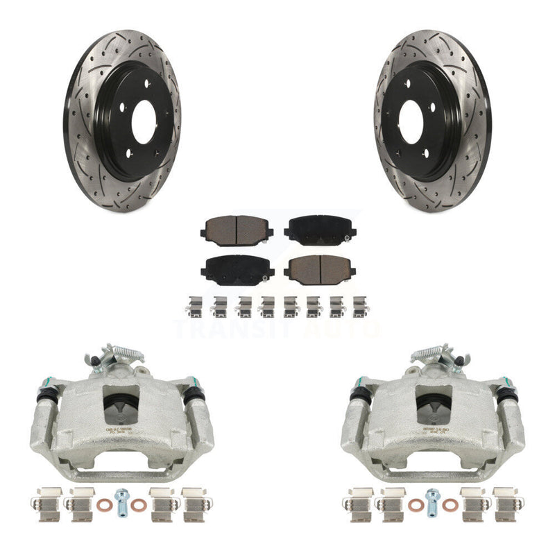 Transit Auto KCD-100630C Disc Brake Kit for 2017-2018 Dodge Grand Caravan - Rear product image