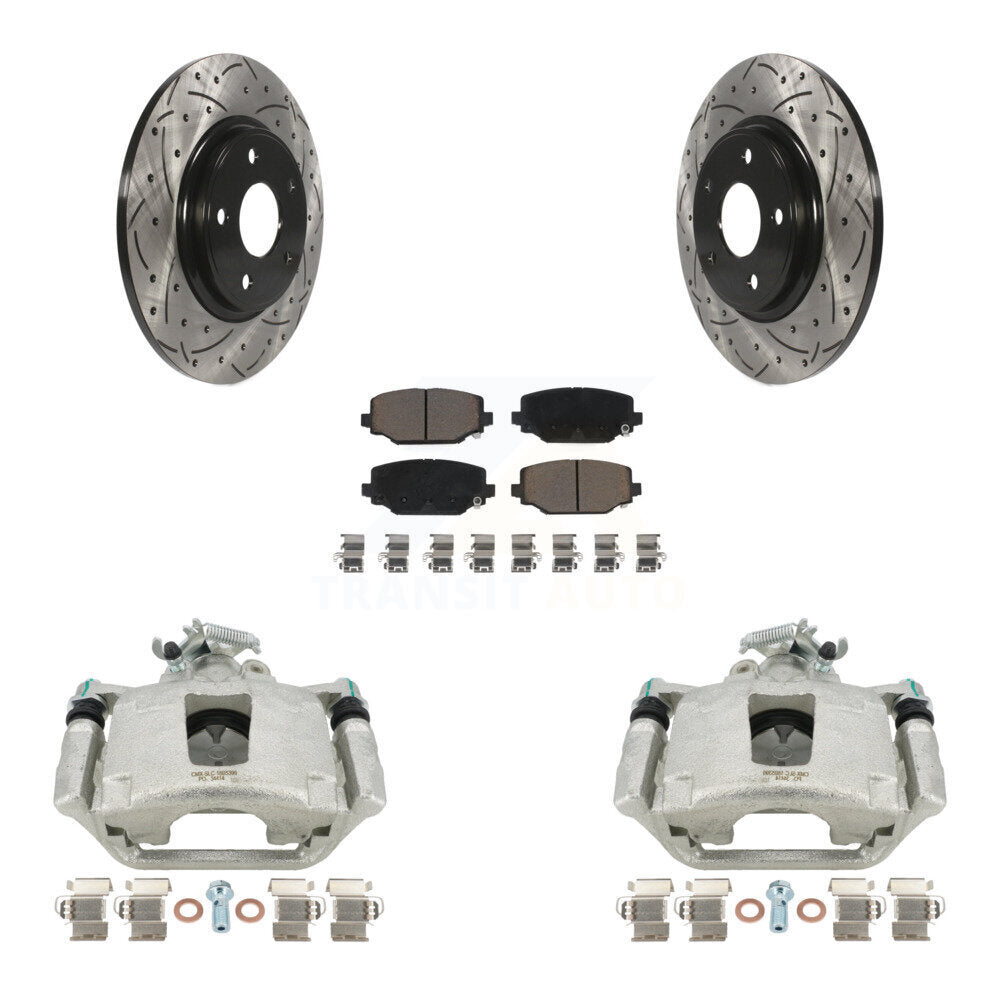 Transit Auto KCD-100631C Disc Brake Kit for 2017-2020 Dodge Grand Caravan - Rear product image