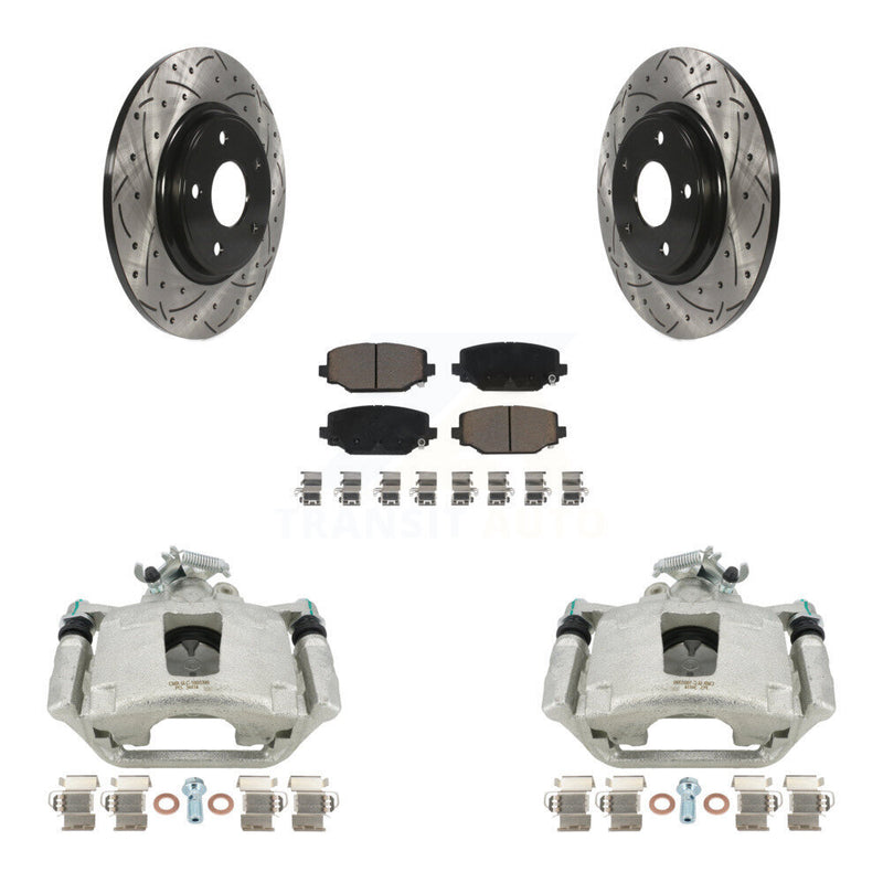 Transit Auto KCD-100631C Disc Brake Kit for 2017-2020 Dodge Grand Caravan - Rear product image