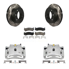 Transit Auto KCD-100633C Disc Brake Kit for 1999-2009 Chevrolet Silverado 1500 HD Classic, Chevrolet Suburban 2500, GMC Sierra 1500 HD Classic & more - Rear product image