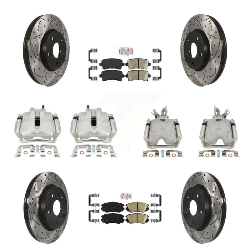 Transit Auto KCD-100633N Disc Brake Kit for 2010-2011 Buick Allure, Buick LaCrosse - Front and Rear product image