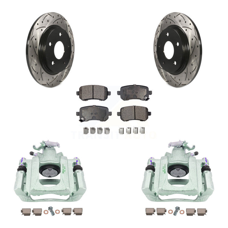 Transit Auto KCD-100633P Disc Brake Kit for 2008-2012 Ram C/V, Volkswagen Routan, Chrysler Town & Country & more - Rear product image