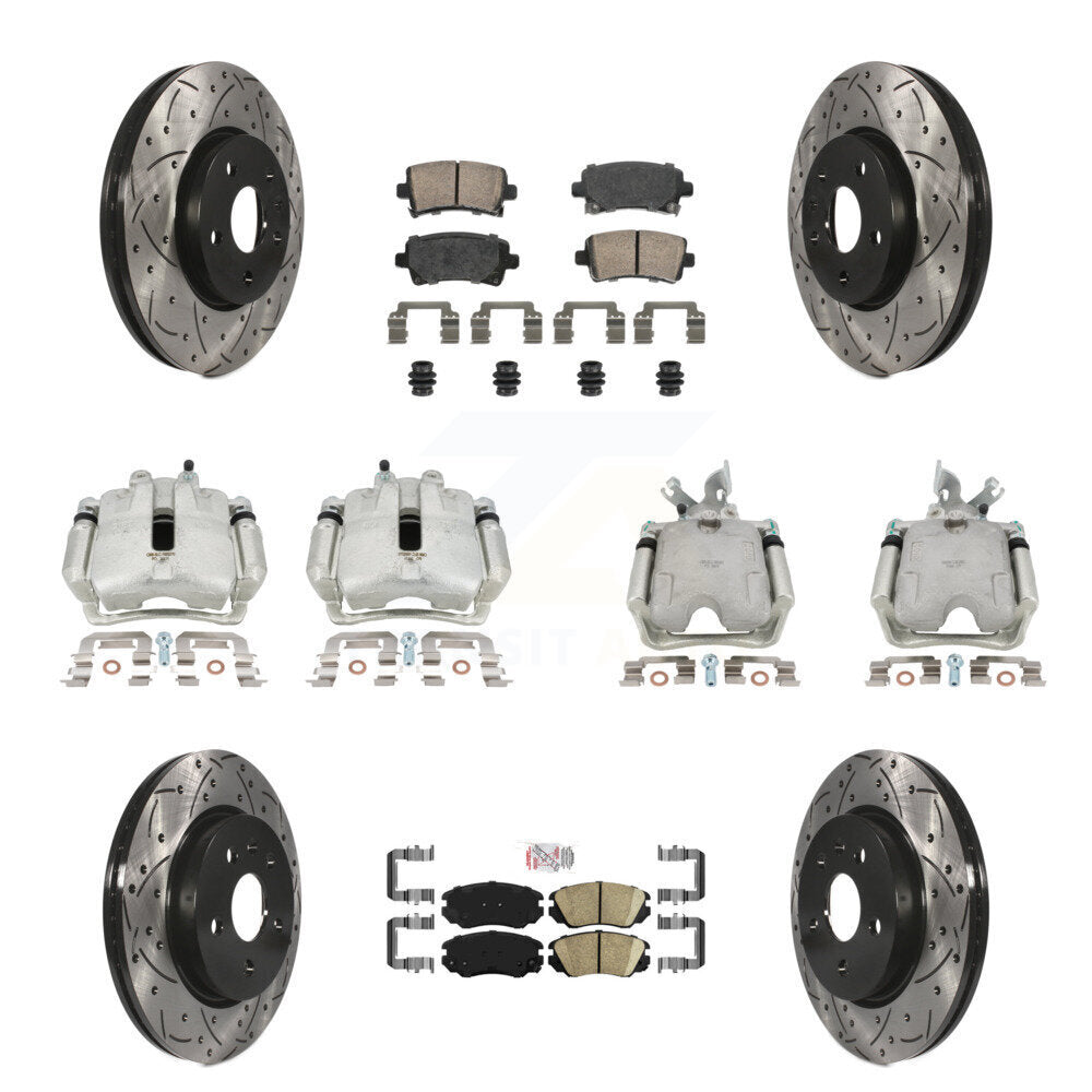 Transit Auto KCD-100634N Disc Brake Kit for 2010-2011 Buick Allure, Buick LaCrosse - Front and Rear product image