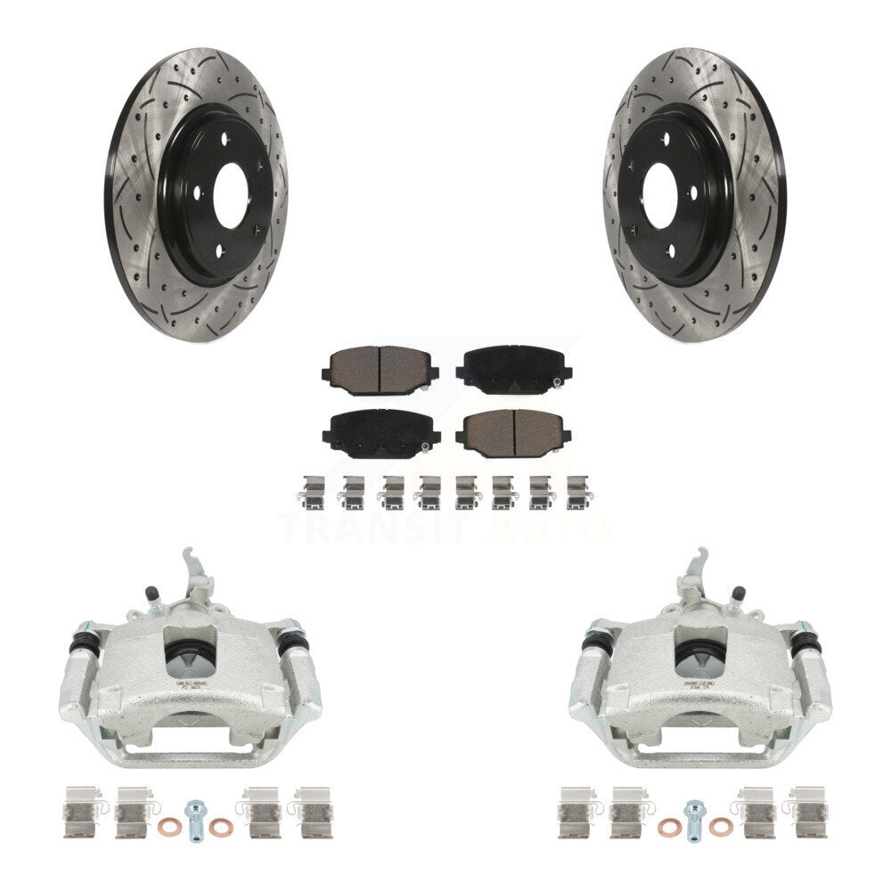 Transit Auto KCD-100635C Disc Brake Kit for 2014-2020 Dodge Journey - Rear product image