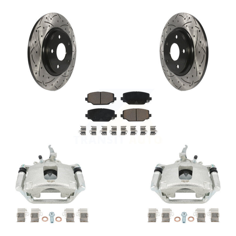 Transit Auto KCD-100635C Disc Brake Kit for 2014-2020 Dodge Journey - Rear product image