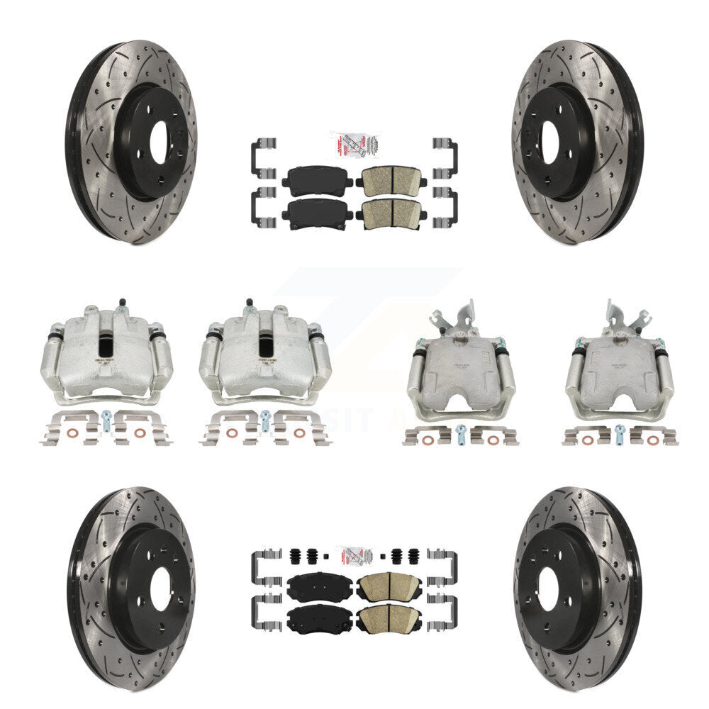 Transit Auto KCD-100635N Disc Brake Kit for 2010-2011 Buick Allure, Buick LaCrosse - Front and Rear product image