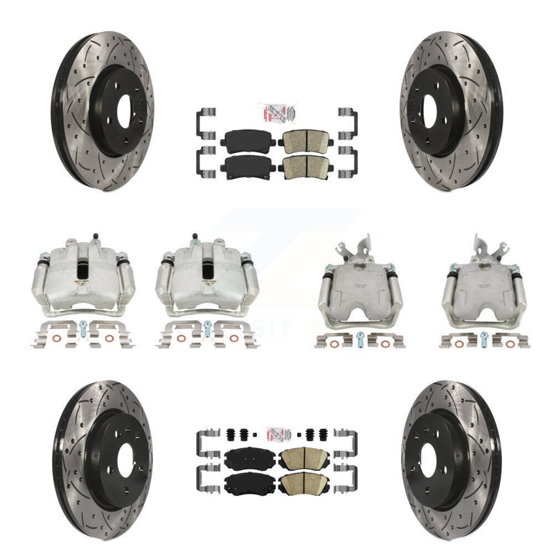 Transit Auto KCD-100635N Disc Brake Kit for 2010-2011 Buick Allure, Buick LaCrosse - Front and Rear product image
